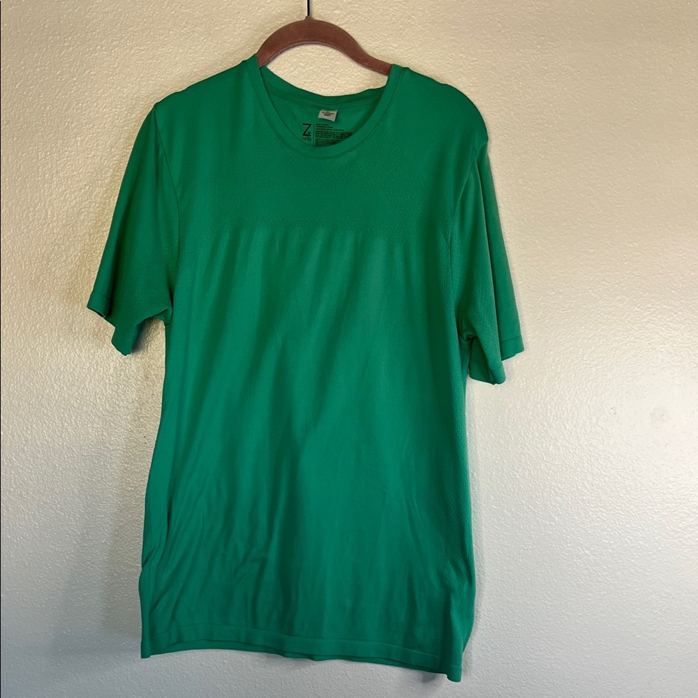 NWOT Z by Zella Green Men's Shirt Stretchy sz M